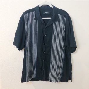 James Campbell Silk short sleeve button up